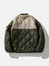 Vintage Splicing Winter Coat